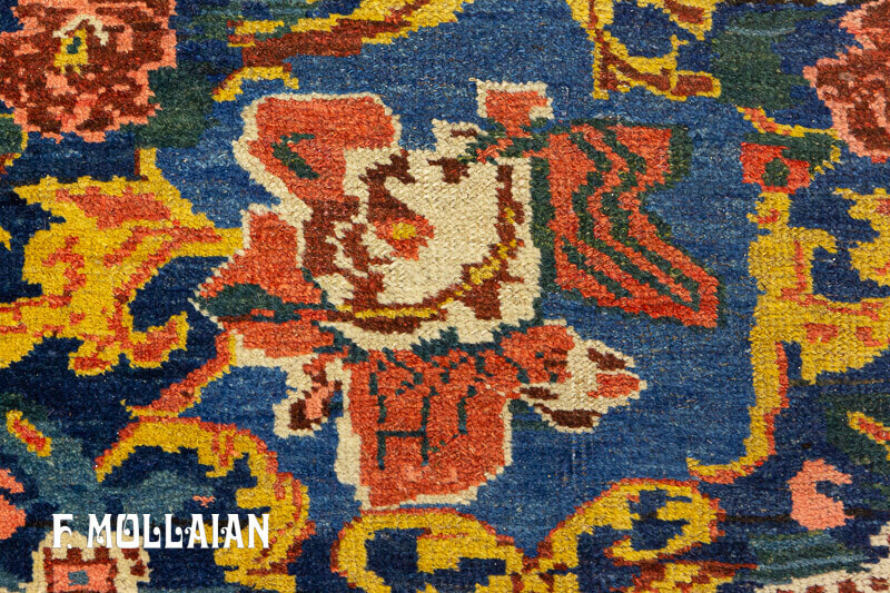 A Long Antique Persian Bidjar Runner Carpet  n°:39486978